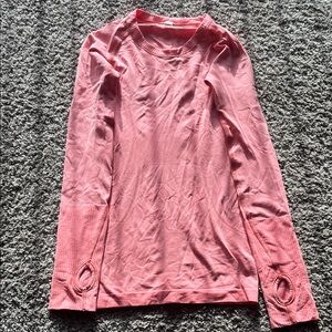 lululemon athletica Coral Long Sleeve Top